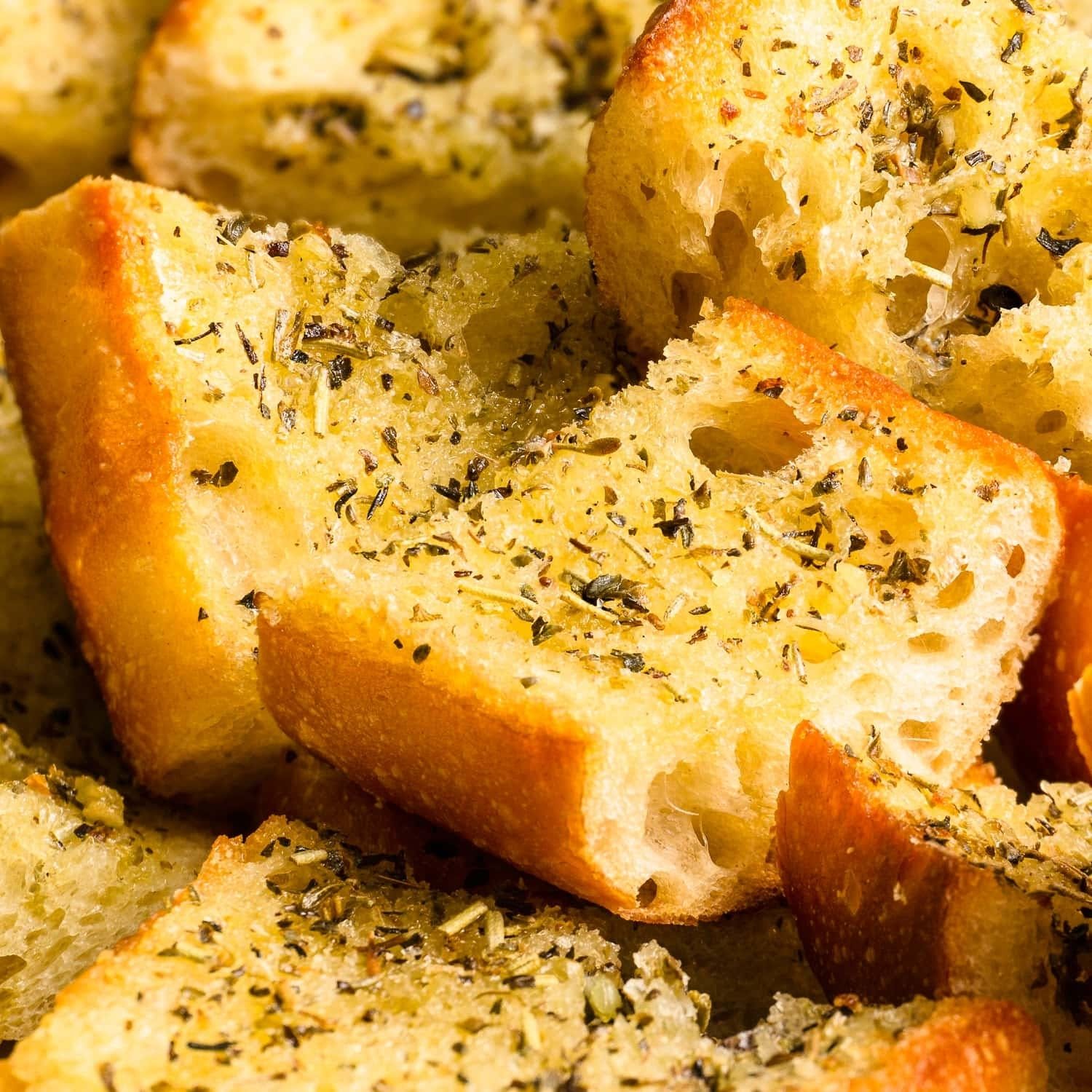 Garlic bread.